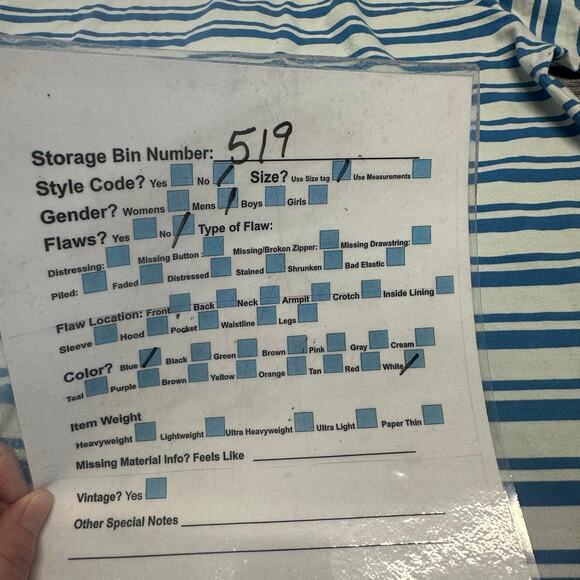 Andre‎ the Giant Obey Blue White Striped Mens M Embroidered Sun T-Shirt Medium - Picture 8 of 9